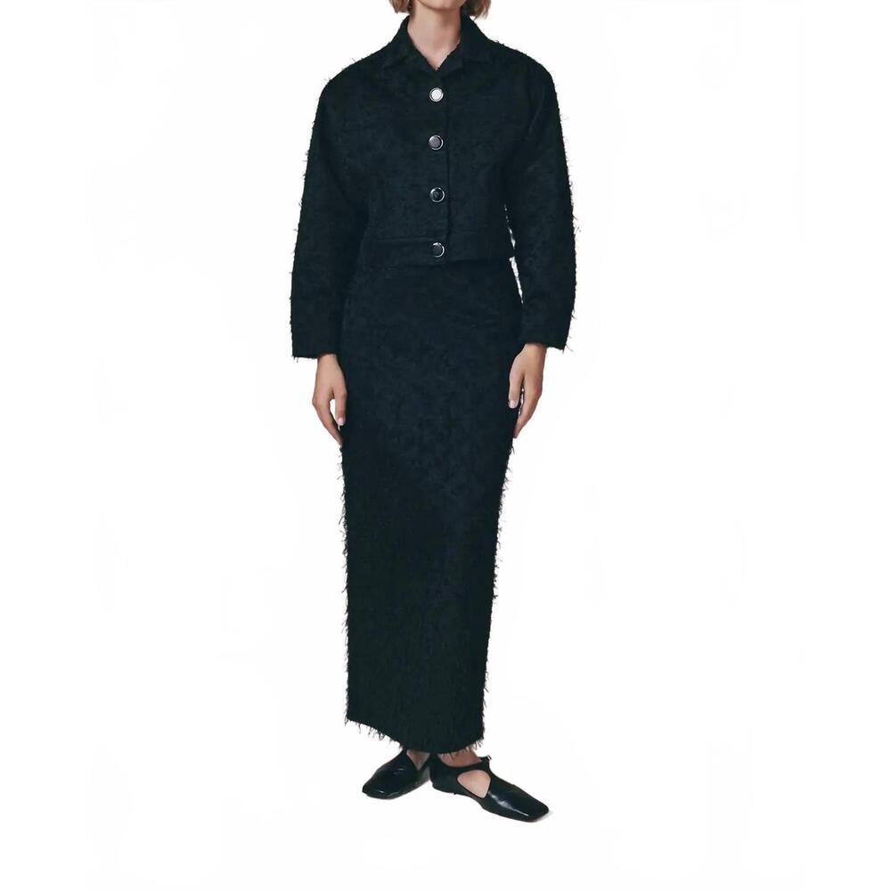 NEW DESTREE andre threads cotton jacket in black